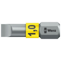 Wera (05056066001) Hex Driver Bit  Slotted  1mm x 5.5mm Bit  25 mm Overall