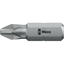 Wera (05072070001) Hex Driver Bit  Phillips  PH1 Bit  25 mm Overall