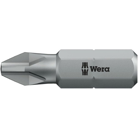 Wera (05072070001) Hex Driver Bit  Phillips  PH1 Bit  25 mm Overall