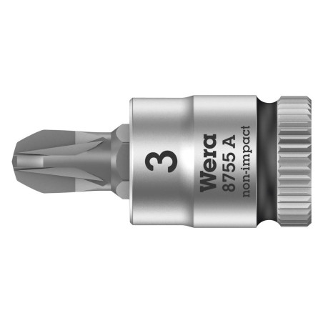 Wera (8755 3 X 28MM) Hex Driver Bit  Pozidriv  PZ3  28mm