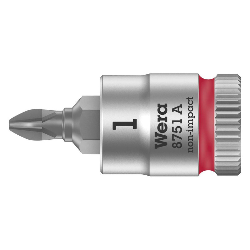 Wera (8751 1 X 28MM) Hex Driver Bit  Phillips  PH1  28mm