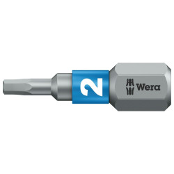 Wera (05056681001) Hex Driver Bit, Hex, 2mm Bit, 25 mm Overall