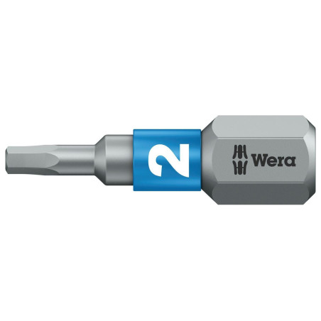 Wera (05056681001) Hex Driver Bit, Hex, 2mm Bit, 25 mm Overall