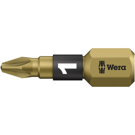 Wera (05056710001) Hex Driver Bit  Pozidriv  PZ1 Bit  25 mm Overall