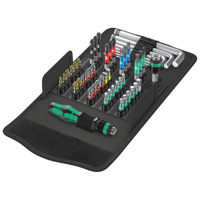 Wera (05057460001) Bit Set  BiTorsion  52 Piece