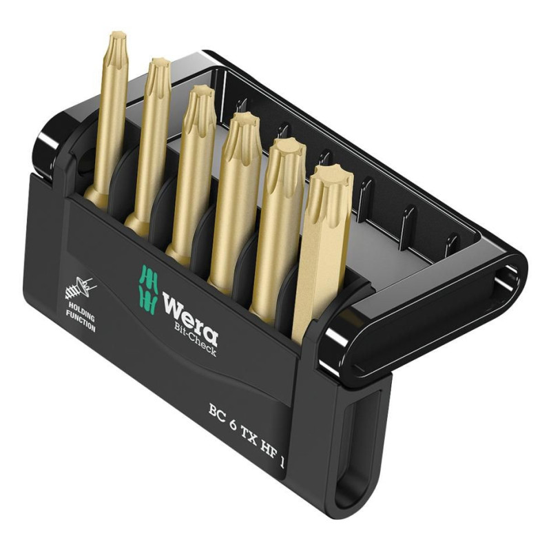 Wera (MINI-CHECK 50 MM TX HF VE 20) 6 Piece 1/4 Drive 50mm"