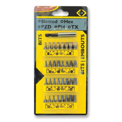 CK Tools (T4520) Bit Set  Screwdriver  Slotted  32 Piece