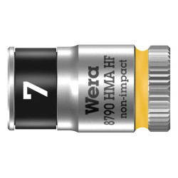 Wera (8790 7.0) Socket  Hex  Zyklop Series  7mm AF  6.35mm Drive