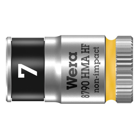 Wera (8790 7.0) Socket  Hex  Zyklop Series  7mm AF  6.35mm Drive