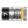 Wera (8790 7.0) Socket  Hex  Zyklop Series  7mm AF  6.35mm Drive