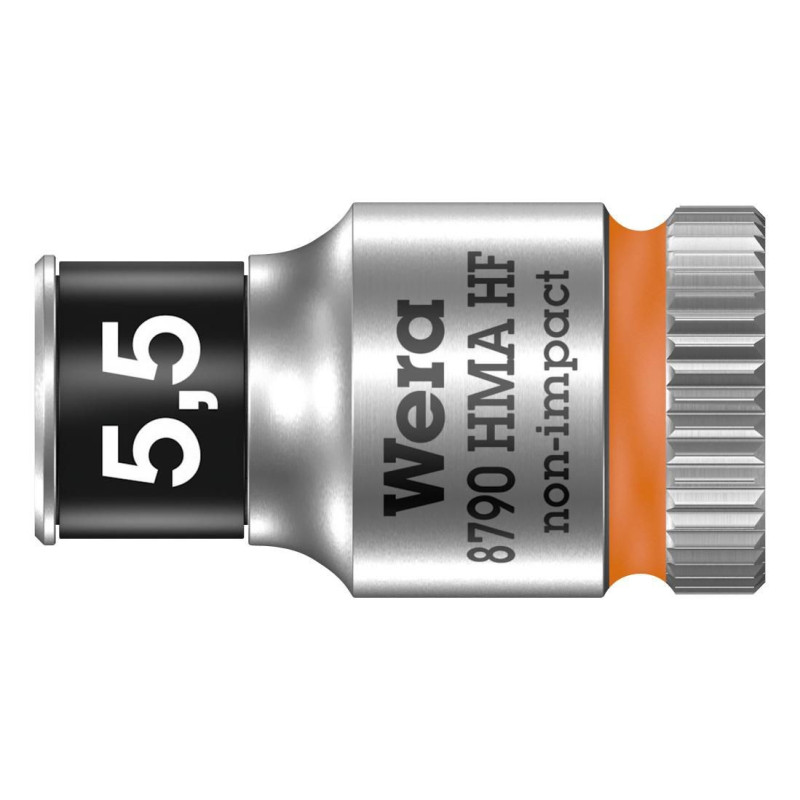 Wera (8790 5.5) Socket  Hex  Zyklop Series  5.5mm AF  6.35mm Drive