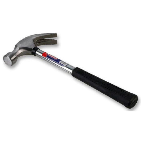 Duratool (D00088) 16oz Claw Hammers with Tubular Steel Handle