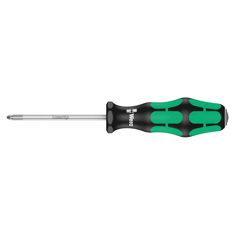 Wera (355 PZ1 X 80) Z1 X 80mm Kraftform Plus Round Blade Screwdriver