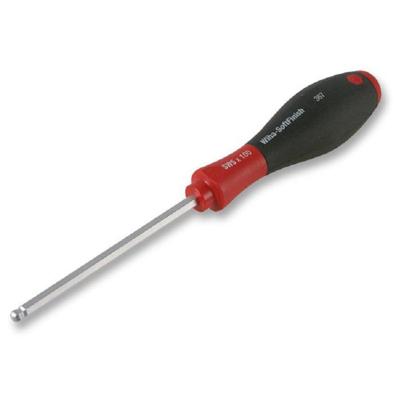 Wiha (26328) Screwdriver, Hex, Ball, 3 mm Tip Size