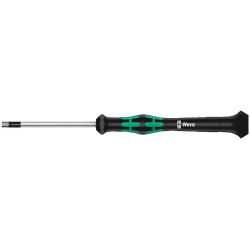 Wera (05118066001) Screwdriver, Hexagon, Kraftform Series, 1.5 mm Tip