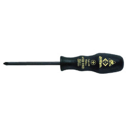 CK Tools (T4722ESD 13) Phillips Screwdriver,ESD, No.1 Tip,300 mm Blade