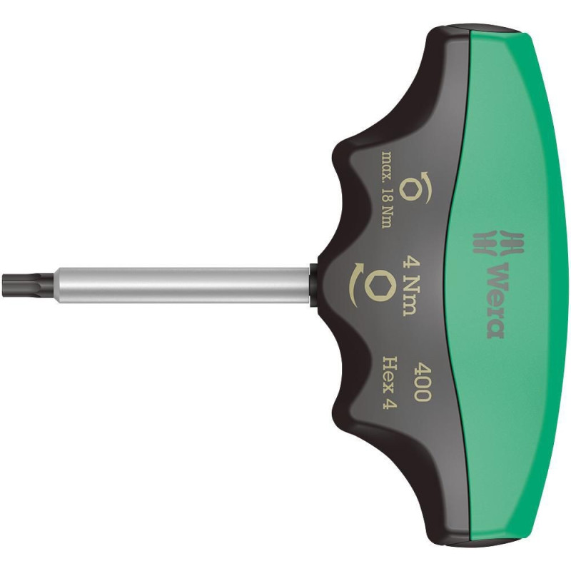 Wera (05005080001) Screwdriver, Hex, Torque Indicator, Hex, 4mm Tip, 4.0 Nm