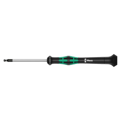 Wera (118092) 2mm x 60mm Micro Round Blade Ballhead Hexagon Screwdriver