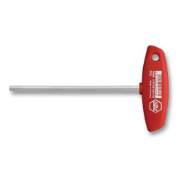 Wiha (334-3L) Screwdriver  Hex  Long T Handle  3 mm Tip Size  226 mm Length