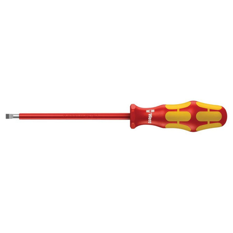 Wera (6100) Screwdriver  VDE  80 mm Blade  2.5 mm Tip  161 mm Overall