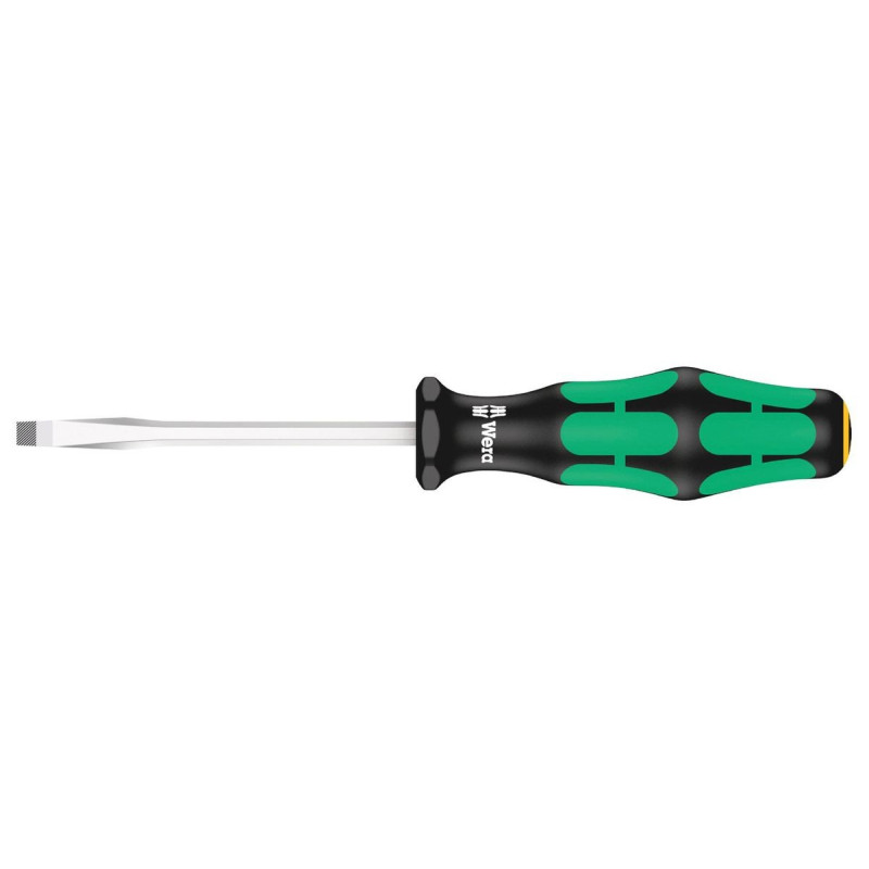 Wera (007670) Screwdriver, Slotted, Hexagon, 75mm Blade, 3.5mm Tip