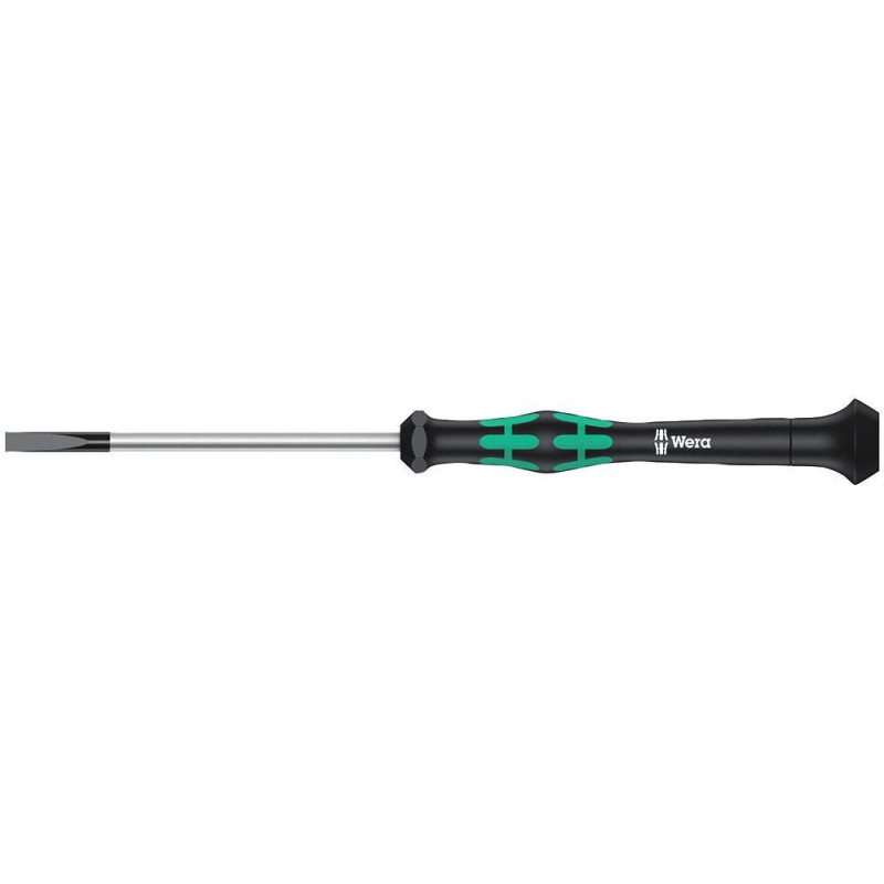 Wera (05118014001) Screwdriver, Slotted, 4mm Tip, 80mm Blade