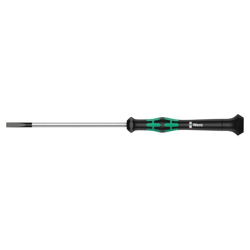 Wera (118008) Screwdriver  Slotted  Precision  80 mm Blade  2.5 mm Tip