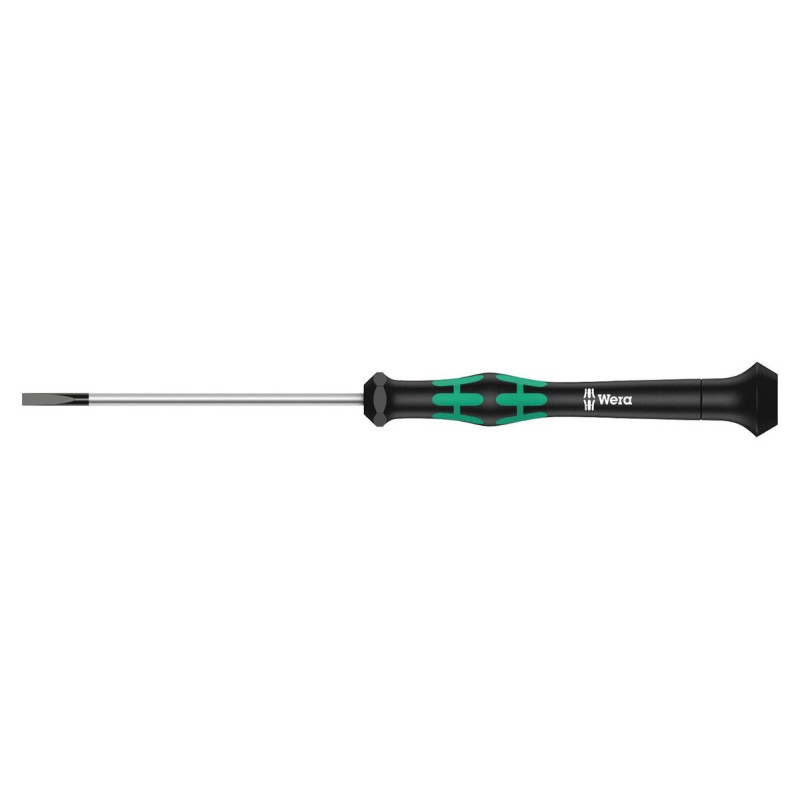 Wera (118010) Screwdriver  Slotted  Precision  80mm Blade  3mm Tip