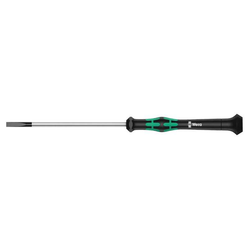 Wera (117990) Screwdriver  Slotted  Precision  40 mm Blade  0.8 mm Tip