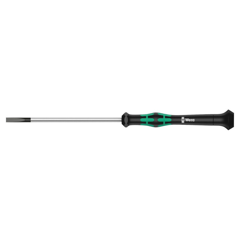 Wera (118003) Screwdriver  Slotted  Precision  60 mm Blade  1.5 mm Tip