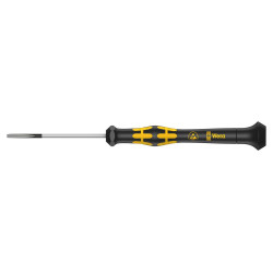 Wera (030107) Screwdriver, Slotted, Precision, 80 mm Blade, 4 mm Tip