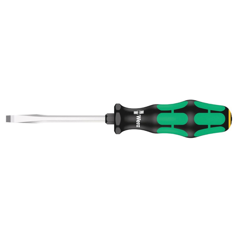 Wera (007672) Screwdriver, Slotted, Hexagon, 90 mm Blade, 4.5 mm Tip