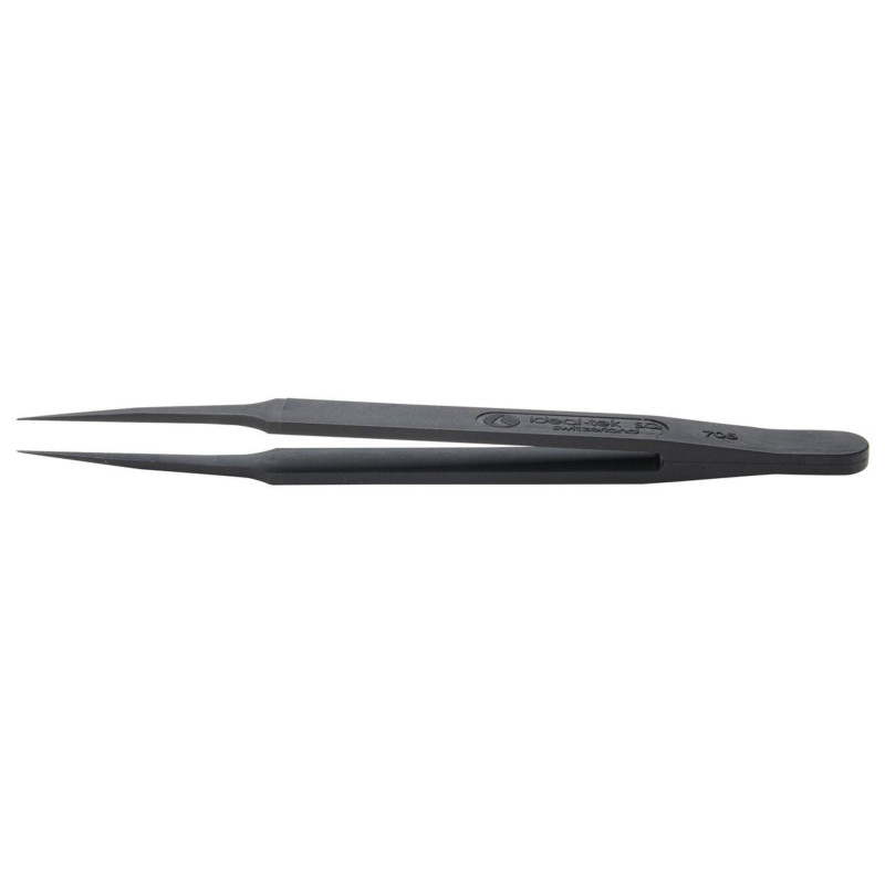 Ideal-Tek (705.CF) Tweezer  ESD  Straight  Pointed  PA66  115 mm