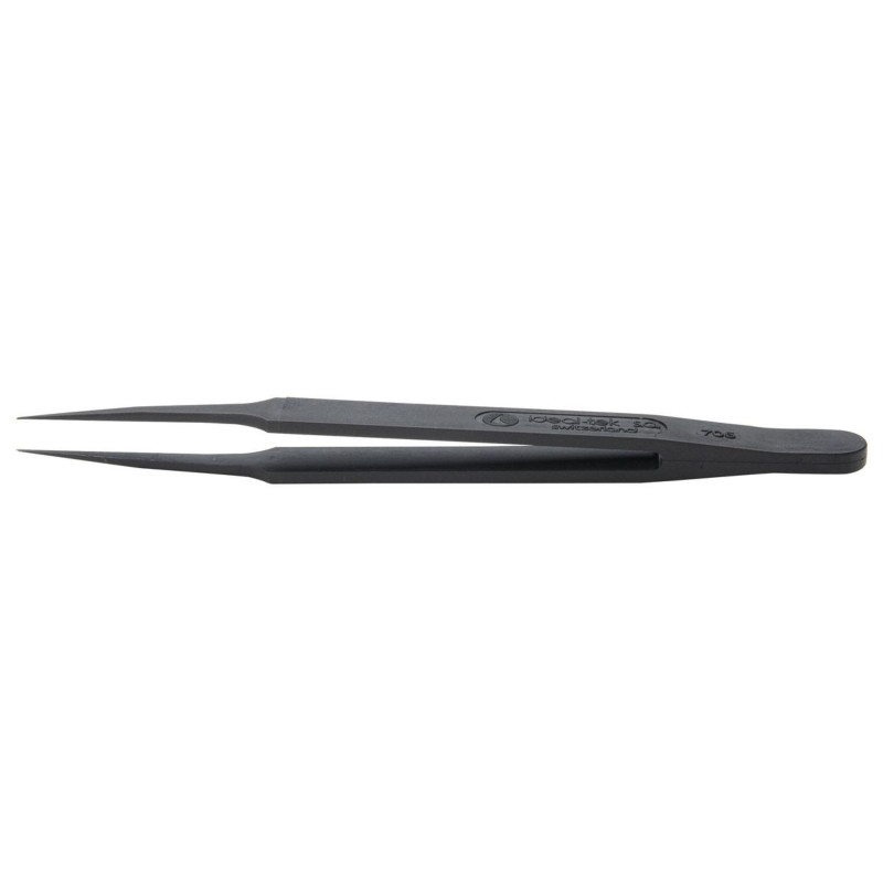 Ideal-Tek (705.SV) Tweezer  ESD  Straight  Pointed  PVDF