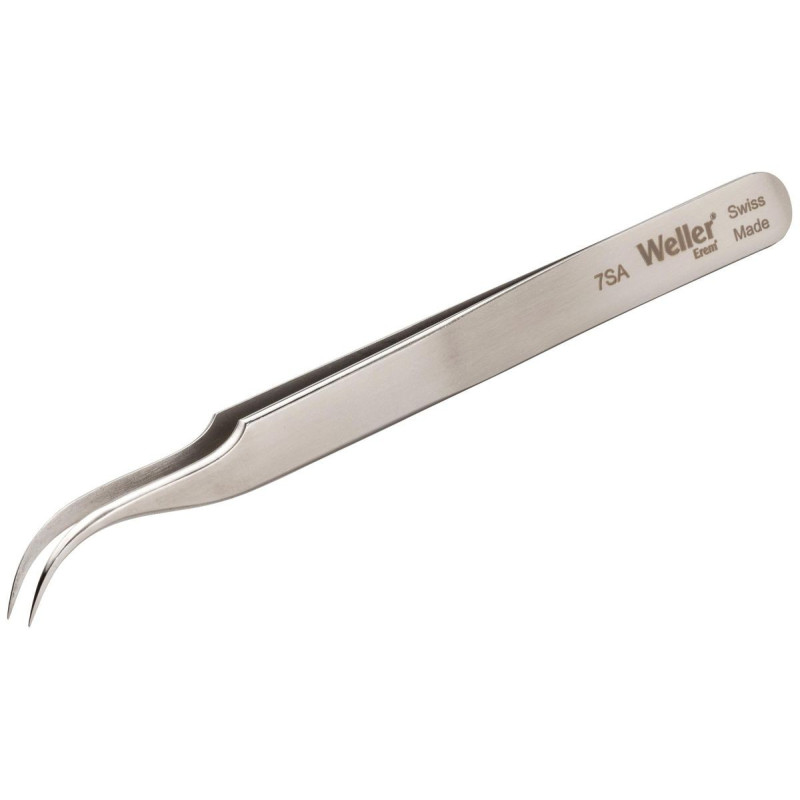 Weller Erem (7SA) Tweezer  Precision  4.75   Stainless Steel Body "