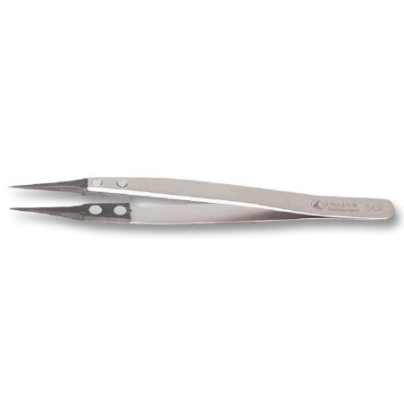 Ideal-Tek (5 CF SA) Tweezer  Precision  130 mm  Stainless Steel Body