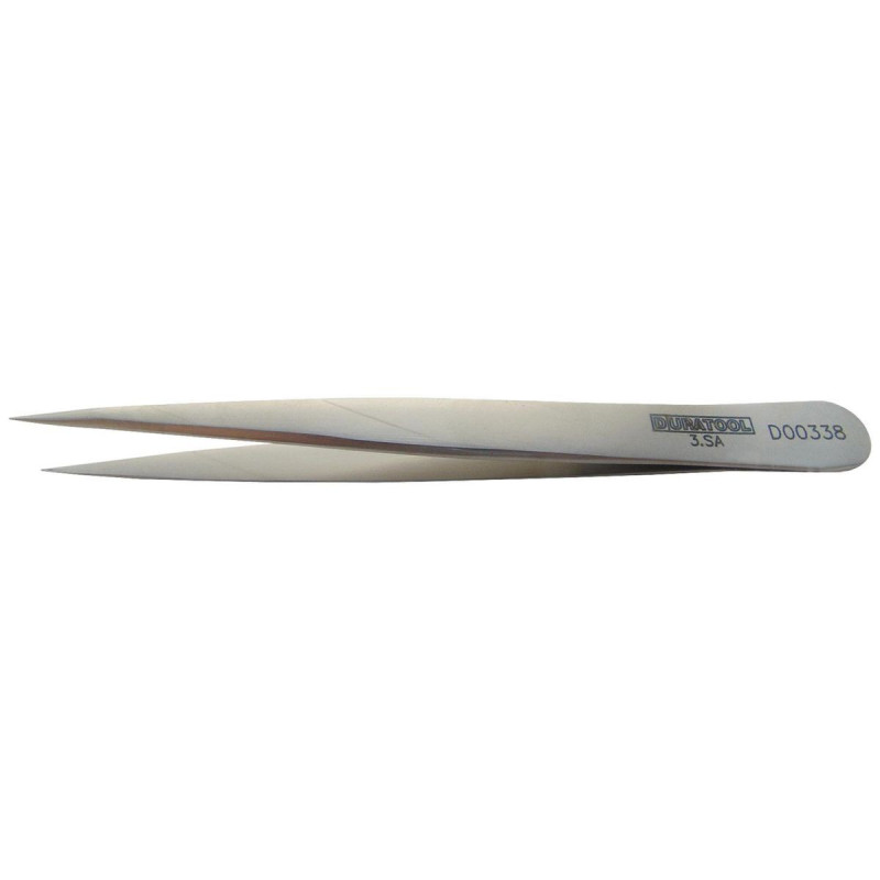 Multicomp (D00338) Tweezer  Type 03 SA  Flat  120 mm  Stainless Steel Body