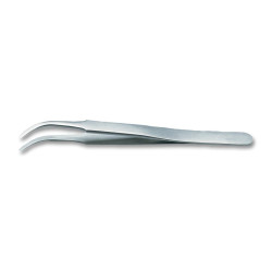 Ideal-Tek (2AB SA) Tweezer  Precision  Flat Round  120 mm  Stainless Steel