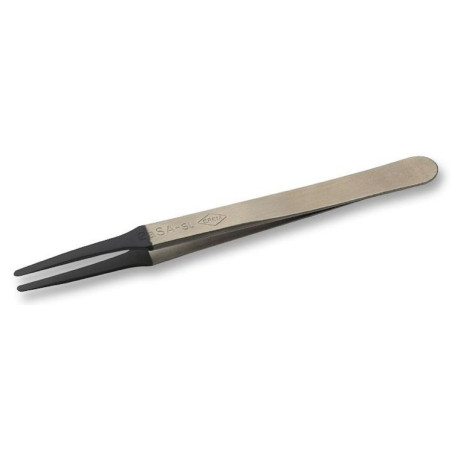 Weller Erem (2ASASLT) Tweezer  PTFE  Straight  Flat  Stainless Steel