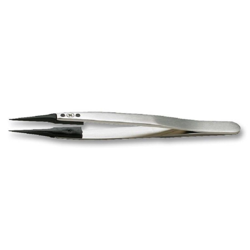 Ideal-Tek (5CPR.SA) Tweezer  Replaceable Tips  Precision  130mm