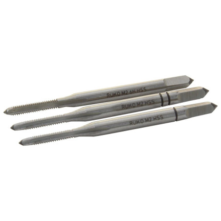 Ruko (230-020) Tap Set  M2 x 0.4 mm  3 Piece