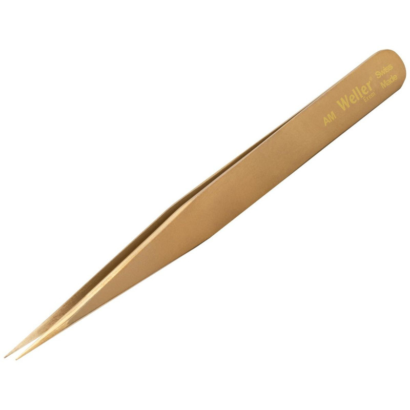 Weller Erem (AM) Tweezer  Precision  Straight  Pointed  125 mm