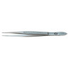 CK Tools (T2301) Tweezer  Fine Blunt Tip  Precision  115mm  Carbon Steel