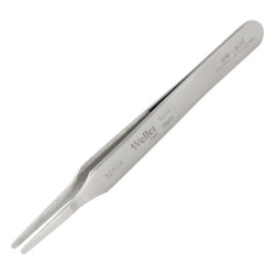 Weller Erem (52ASA) Tweezer  Flat Round  4.724   Stainless Steel"