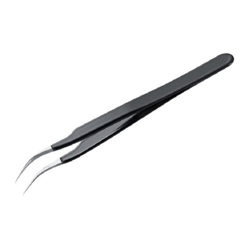 Multicomp Pro (DT000011) Tweezer  ESD  Curve  Pointed  Stainless Steel