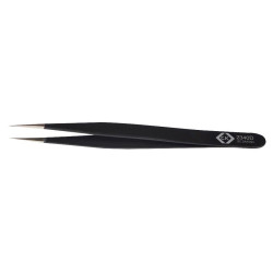 CK Tools (T2340D) Tweezer  Fine/Sharp Tip  ESD  110mm  Stainless Steel