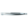 CK Tools (T2364) Tweezer  Flat Tip  Precision  Stainless Steel