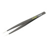 Wiha (44523) Tweezer  ESD  Straight  Round  Stainless Steel  125 mm