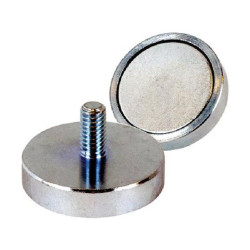 Eclipse Magnetics (E1053/NEO) Magnet  Pot  Shallow  Neodymium  20mm  6mm