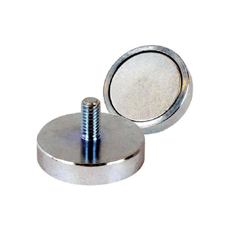 Eclipse Magnetics (E1053/NEO) Magnet  Pot  Shallow  Neodymium  20mm  6mm